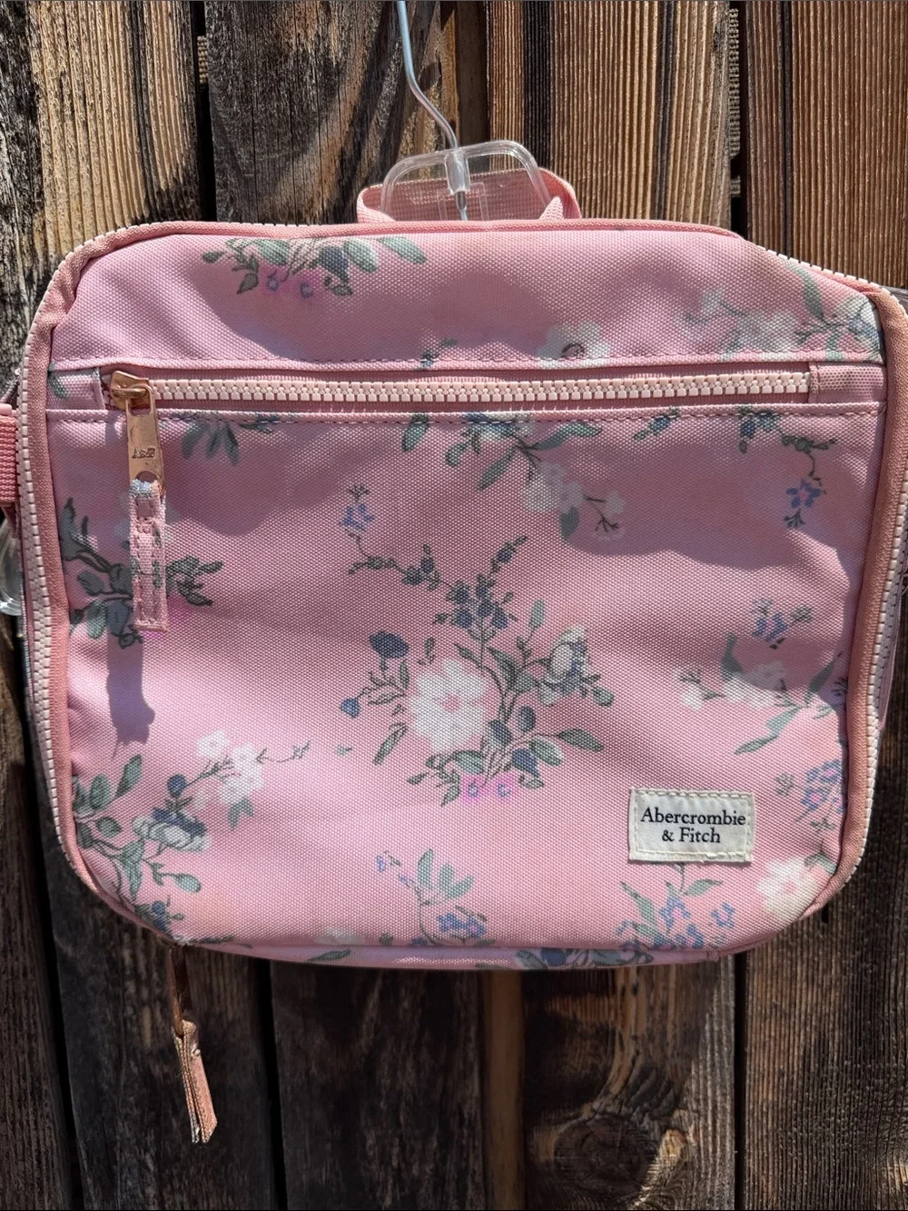 Abercrombie & Fitch Pink Floral Daypack Backpack